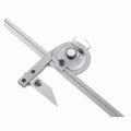 360 Degree Universal Bevel Protractor Angle Measuring Finder Precision Goniometer Angular Ruler With