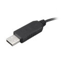 5pcs USB Power Boost Line DC 5V to DC 12V Step UP Module USB Converter Adapter Cable 2.1x5.5mm Plug