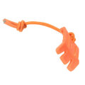 5pcs Military Dominator Elastic Cord Hang Buckle Clip Pals Molle Style Webbing Orange