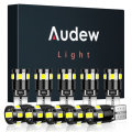 Audew T10 W5W Car 2835 SMD LED Side Marker Lights Parking Interior Bulbs Canbus Error Free 2.7W 4882