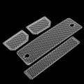 RBR/C 1/10 TRX4 Stainless Front Grille Decoration RC Car Parts