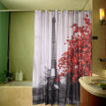 Bathroom 3D Printed Polyester Fabric Colorful Peacock Shower Curtain Waterproof Bath Curtains With