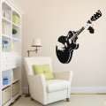 Removable Guitar Guitarist Music DIY Rock Style Decal Home Decor Art Wall Sticker Wallpaper
