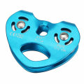Pro 25kN Double Sheave Rope Climbing Pulley for Mountain Rock Tree Climbing