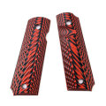 1911 Grip Patch Black+Red DIY Tactical Handle Patch Hunting Extension Outdoor Hunting Equipment