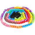 Kids Wooden Domino Blocks Rainbow Jigsaw Montessori Educational Toys for Children