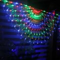3M EU Plug 444LEDs Peacock Net Mesh Fairy String Light Outdoor Curtain Lamp Holiday Christmas Home D