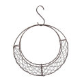 Hanging Flower Pot Iron Wall Succulent Planters Rustic Plant Holder Home Decorations