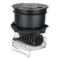 9inch 12pcs/Set Air Fryer With Baking Pad Pot Silicone Mat BBQ Grill Pan Multi-Purpose Cooking Acces