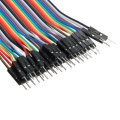 40pcs 20cm Male To Male Color Breadboard Cable Jumper Cable Dupont Wire