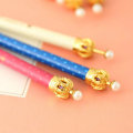 3Pcs Elegant Crown Ball Pen Personalized Stylish Ballpoint Pens