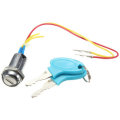 Ignition Switch Keys Lock for Motorcycle Electric Scooters Bike