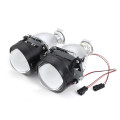 2.5 HID Bi-Xenon Projector Headlights Lens H1 H4 H7 Retrofit Hi/Low Beam LHD/RHD Type"