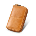 New Leather Card Bag Certificate Package Bank Card Bus Card Sets Card Holder