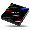 H96 Max Plus RK3328 4GB RAM 32GB ROM Android 8.1 USB3.0 TV Box Support HD Netflix 4K Yo (Adaptor US)