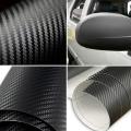 New 5/10PCS 30CM X 127CM DIY Personalized 3D Car Sticker Carbon Fiber Film Vinyl