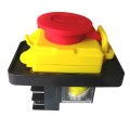 KEDU KJD12-14 230V 6Pins Start Stop No Volt Release Push Button Switch for Woodshop and Metalwork Ma