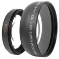 Lightdow Universal Extension 52mm 0.45X Wide Angle Lens with 62mm UV Filter