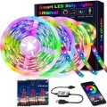 10M LED Smart Strip Lights Music Sync bluetooth App Control Full Kit Remote For Room