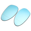 Left+Right Wide Angle Car Heated Side Mirrors Door Wing Mirror Glass for