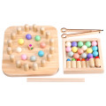 Kid Educational Wooden Memory Match Stick Chess Game Toys