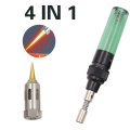 4 In 1 Portable Soldering Iron Set Welding Pen Burner Blow Torch Gas Soldering Iron Cordless Butane