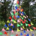 40m Ceremony String Flags Warning Flags Color Pennant Flags S Size