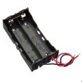 10pcs DIY DC 7.4V 2 Slot Double Series 18650 Battery Holder Battery Box With 2 Leads ROHS Certificat