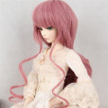 Wig Pink Curly Hair For 8-9 inch 22cm-24cm 1/3 BJD SD Doll