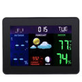 TS-71 Indoor Outdoor Temperature Monitor Digital Weather Station DCF77 RCC Thermometer RH% Barometri