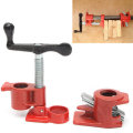 Raitool 3/4  Inch Wood Working Clamp Wood Gluing Pipe Clamp Set Wood Working Cast Structure