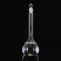 250mL Clear Glass Volumetric Flask w/ Glass Stopper Lab Chemistry Glassware