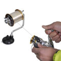 ZANLURE 12cm x 15cm Portable Aluminum Fishing Line Winder Reel Spool Spooler System Tackle Tool Suct