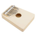 10 Keys Kalimba Wood Thumb Piano Finger Keyboard Musical Instrument w/Tuning Hammer