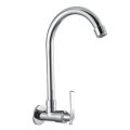 360 Degree Rotation Single Cold Faucet Brass Kitchen Sink Vertical Faucet