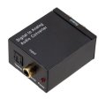GRWIBEOU Audio Converter Coaxial Optical Fiber Toslink Digital To Jack 3.5 Analog L/R RCA SPDIF Digi