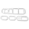 4PCS Stainless Steel Inner Window Switch Trim Cover For Honda Vezel HRV 2014-2017