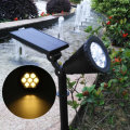 IP65 7LED Beads Solar Power Spotlight Garden Light Outdoor Lawn Landscape Lamp Warm Light