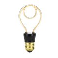 4W JH-DO Retro Edison Unique Design LED Soft Filament Light Bulb for Indoor Home AC220-240V