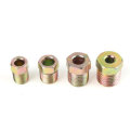 35PCS Brake Line Tube Fitting Kit Nuts For Inverted Flares 3/16`` and 1/4`` Zinc