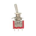 5pcs Red Toggle Switch DPDT On-Off-On 6 PINs 3 Position 5A 120V /2A 250V AC