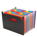 A4 24 Pockets Expanding Folder Accordion Multicolour Stand Expandable Portable Accordion File Busine