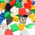 420pcs Square Mixed Color Tactile Button Caps Kit For 12x12x7.3MM Tact Switches