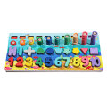 5 in 1 Math Toys Desktop Fishing Game Early Learning Educational Puzzle Toys Alphabet and Number Puz