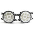 9 LED Front Fog Light Driving Lamp with Bulbs 6000K White For Toyota Corolla Camry Highlander Avalon