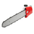 26mm 9 Spline Pole Saw Tree Cutter Chainsaw Bracket Gearbox Gear Head Tool With Chain and Guide