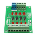 12V To 3.3V 4 Channel Optocoupler Isolation Board Isolated Module PLC Signal Level Voltage Converter