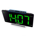 3 Inch LED Electronic Alarm Clock Radio Wall Clock Double Alarm Clock USB Charge Screen Digital Offi