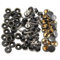 25pcs 15mm Metal Canvas Buckle Quick Snap Fastener Buttons Kits