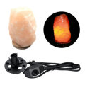 AC110V E12 Salt Lamp Holder Electric Power Dimmer Cable Cord Switch Socket US Plug